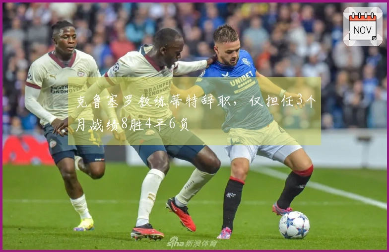 克鲁塞罗教练蒂特辞职，仅担任3个月战绩8胜4平6负